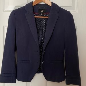 Navy blue blazer